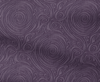 Fabric with a purple swirly pattern